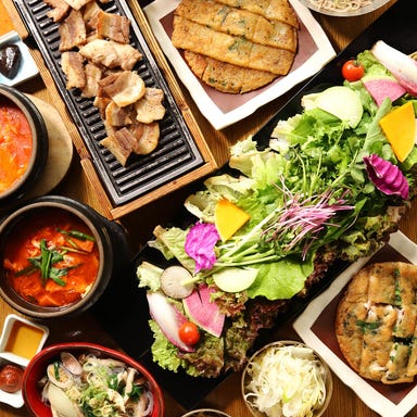 韓国料理 サムギョプサルと野菜 いふう マロニエゲート銀座１店 コースの画像