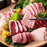 熊本直送の馬肉は九州のたまり醤油でお召し上がりください
