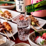 様々な銘柄の日本酒をご用意しています。