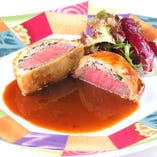 【ディナー Menu Lumiere】前菜2種と国産牛を味わう全5品
