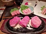 神戸牛ステーキ（3種食べ比べ）コース