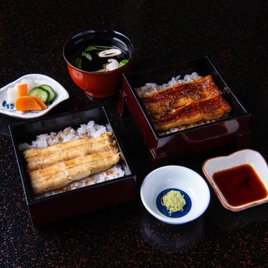 うなぎ処 駒門ひろ田_《駒門ひろ田名物》しらかば二段重【蒲焼・白焼】|一度で二つの味を堪能する贅沢