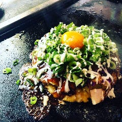 ふっくら焼き上がるお好み焼きが自慢です