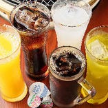 3名様からご利用OK！【120分ソフトドリンク飲み放題プラン】お一人様 800円(税抜)