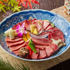 東京焼肉 平城苑 浅草総本店_豪華絢爛 特選焼肉盛合せ