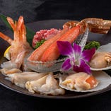 海鮮5種盛合せ/assorted seafood[5types]