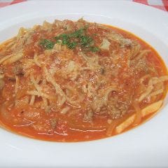 寒ブリと白菜のトマトソーススパゲティ