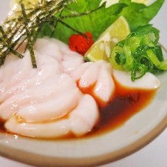 白子のお造り、とろ〜りふんわり たまりません!