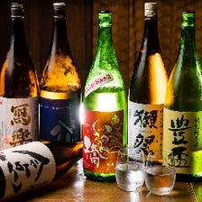 店主自ら厳選 豊富な品揃えの日本酒