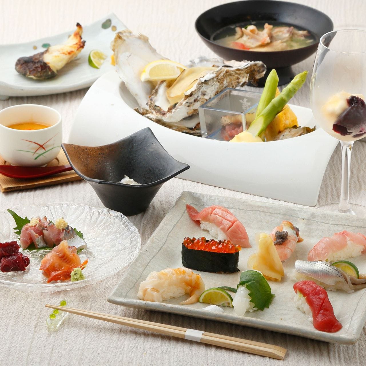 新鮮な海鮮料理と厳選日本酒