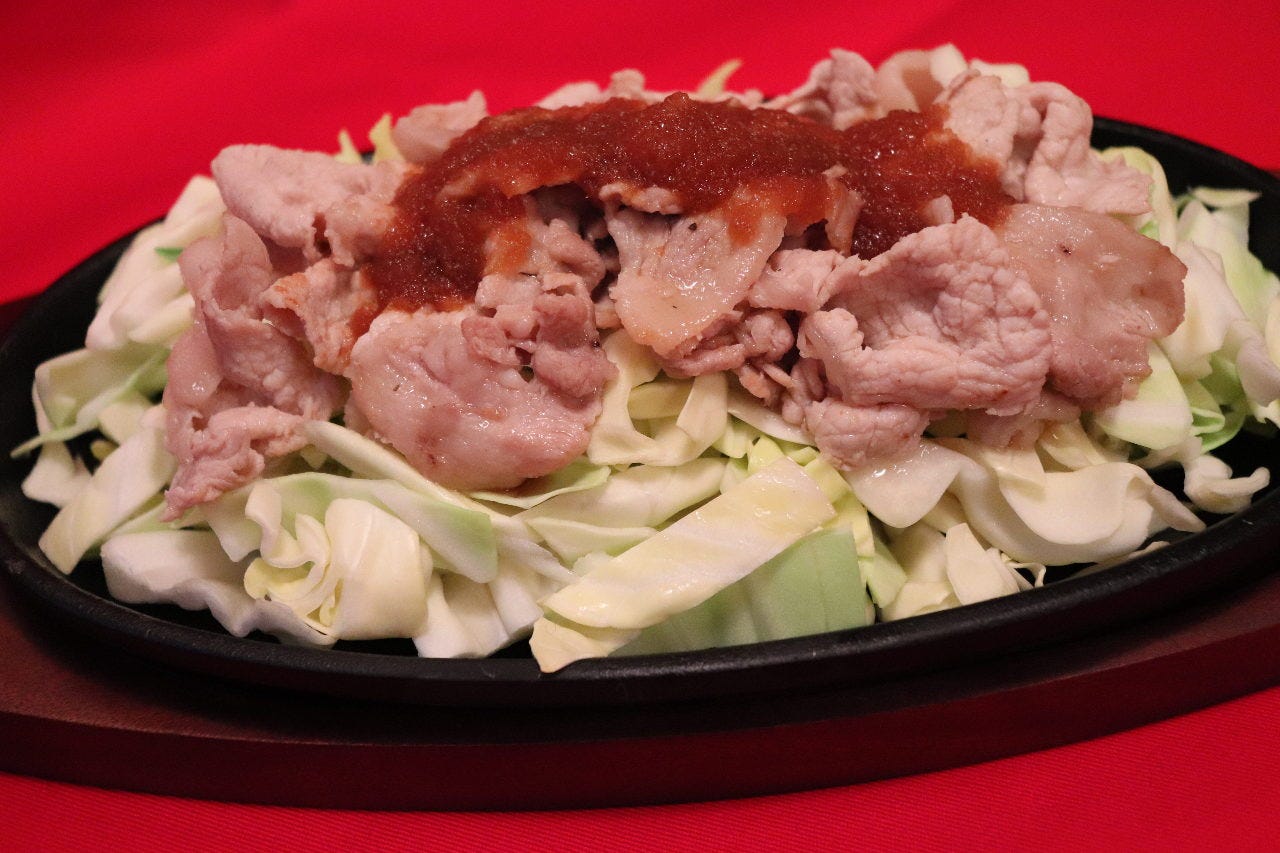 ビフテキ家 あづまのもち豚のじゅうじゅう焼き