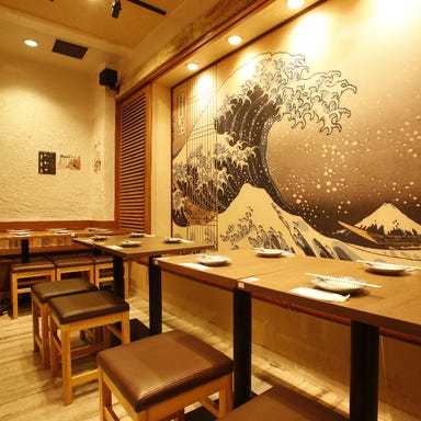 串料理と馬刺し 九州居酒屋 串番長 新橋店_12名~18名の半個室ご用意しています