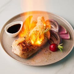 燃える！骨付きもも肉のロースト