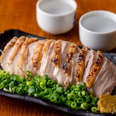 宮崎産地鶏軍鶏のたたきポン酢