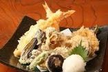 3】海老と旬野菜の天ぷら盛り合わせ