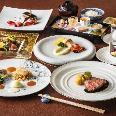 【フリードリンク付き個室プラン／お箸で食べるフレンチ】季節のフルコース全8品