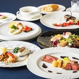 【お顔合わせ／フレンチ】魚料理や肉料理など大切な日を彩る全8品（乾杯用スパークリングワイン付き）