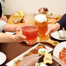 ローストビーフ付♪★120分飲み放題付★スタンダードプラン〈全8品〉5,000円｜充実のお料理