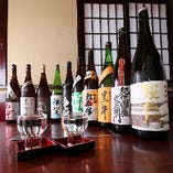 和歌山の地酒飲み比べ。大好評！