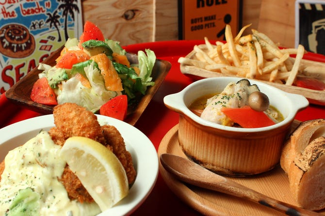 かき小屋ランドリー 裏なんば本店 なんば 難波 居酒屋 ぐるなび