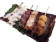 おまかせ焼き鳥5本