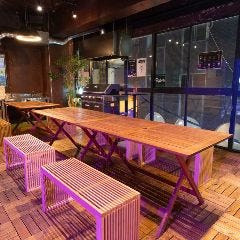雰囲気の良い室内テラス 全天候型のBBQが可能♪