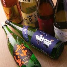 各地から仕入れる日本酒＆焼酎