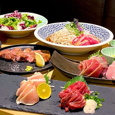 がぶ飲み 蕎麦横丁 参（さん）_《120分飲み放題付》三元豚の炭火焼きやしらすとエビの和ヒージョなど【スタンダードコース】全9品