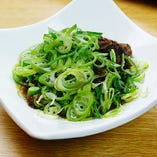 和牛スジ肉のポン酢和え