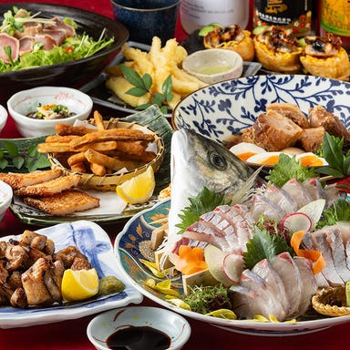 さかな市場 博多筑紫口3号店_春宴会【春風(はるかぜ)】活イカや親鶏ももバラ焼き、豚角煮や鮪タタキサラダ等《120分飲み放題付》