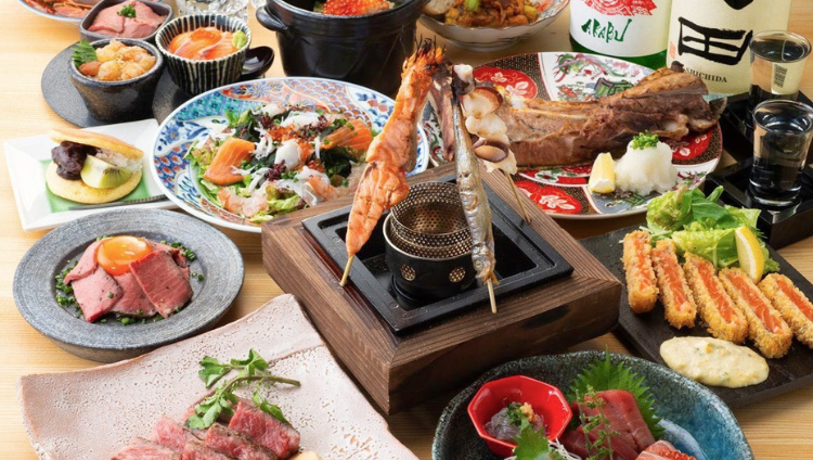 炭火炉端と肉 金しゃもじ 渋谷店 の和みコース