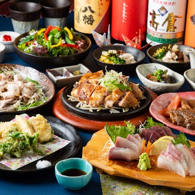 黒豚しゃぶしゃぶと溶岩焼き 個室居酒屋 くろ屋 鹿児島中央駅店_日~木限定《ご宴会に+団体利用》全8品「薩摩隼人コース」2h飲み放題 4,000円(税込)