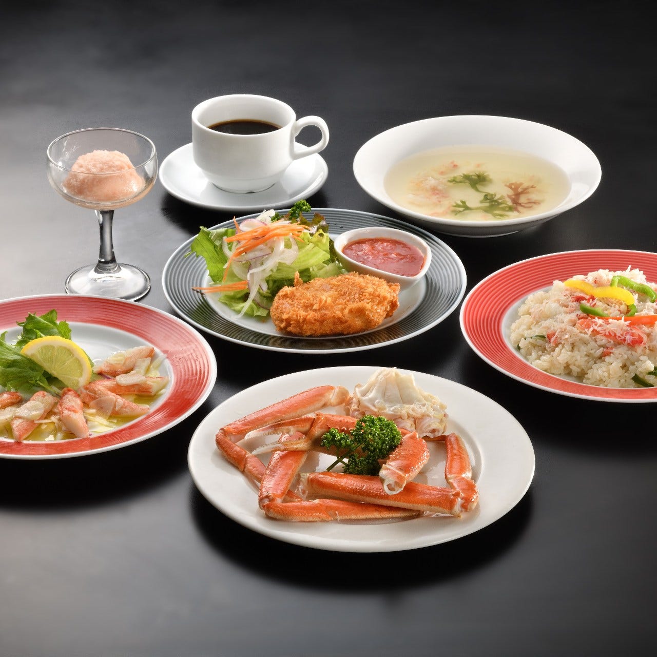 シーフードレストラン メヒコ 有明店_当日注文可能な1人1皿ご提供のセットメニューもございます。