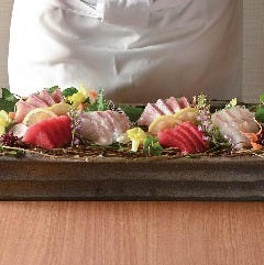和彩旬彩 うおまん 尼崎キューズモール店_本日厳選三種盛り