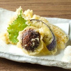 和彩旬彩 うおまん 尼崎キューズモール店_野菜の天婦羅盛り合わせ