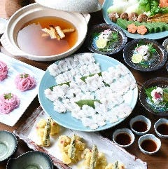和彩旬彩 うおまん 尼崎キューズモール店_夏季限定！《料理のみ》鱧すき鍋コース◆鱧湯引き、鱧の天麩羅、鱧すき鍋が楽しめる＜税込6,000円＞