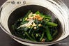江戸の代表的な野菜！小松川産の
小松菜と色々旬の贅沢おひたし！