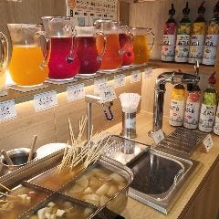 ＋550円でビュッフェコーナーのドリンクバーが飲み放題★