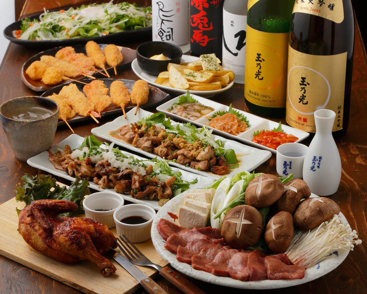 2 5時間飲み放題付 ちゃい九炉八重洲店堪能コース 牛タンしゃぶしゃぶコース 全8品 4500円 税込 の詳細 ちゃい九炉 八重洲店 東京駅 八重洲 居酒屋 ぐるなび