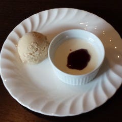 アイスクリームとパンナコッタ