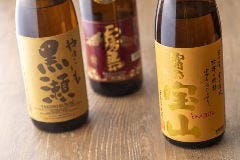 焼酎ラインナップの一部