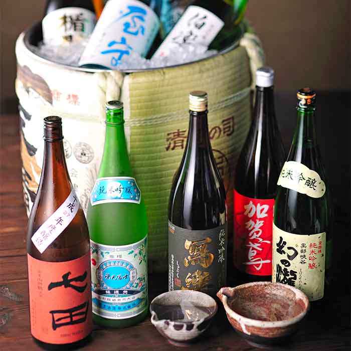 ■自慢の日本酒を多数ラインナップ