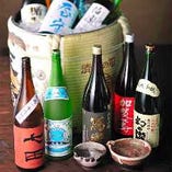 全国各地から取り寄せられた豊富な日本酒【-】