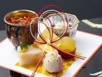 結納・顔合わせ・記念日『祝懐石　雅』トリュフ茶碗蒸しや高知鮮魚・佐賀牛など≪全7品≫