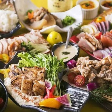 串焼き＆海鮮 酔燈屋 有楽町店_生ビール付『店長おすすめコース』地鶏の鉄板焼等全7品 3H飲み放題付 5000⇒4500円