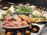 厳選した鶏肉料理を堪能！自慢のコースは2,000円（税込）～