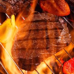 サーロインステーキ＆シュラスコ食べ飲み放題 牛鶏豚 新宿東口
