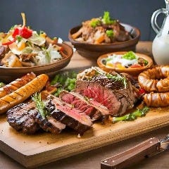 豪快に楽しむ本格シュラスコ食べ放題