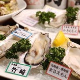 様々な種類の牡蠣を、季節に合わせ日本各地から仕入れています！
