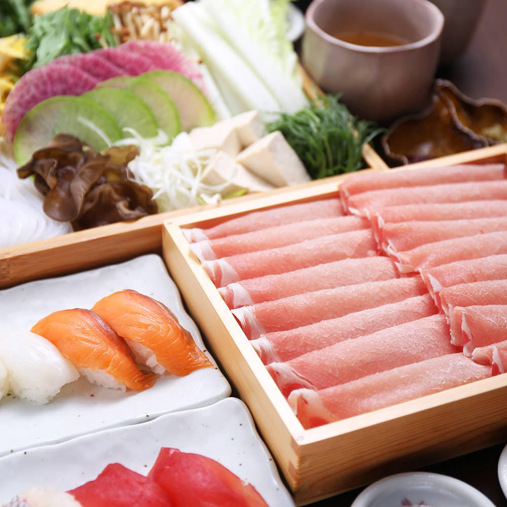 しゃぶしゃぶと握り寿司 食べ放題 花ごころ 手稲店 しゃぶしゃぶと握り寿司 食べ放題 花ごころ 手稲店